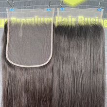 Load image into Gallery viewer, Ghair 7x7 TP Lace Closure Straight Virgin Hair N1B#
