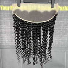 Load image into Gallery viewer, Ghair 13x4 Transparent Lace Frontal Deep Wave Virgin Hair N1B#
