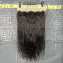 Load image into Gallery viewer, Ghair 13x6 Transparent Lace Frontal Straight Virgin Hair N1B#

