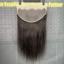 Load image into Gallery viewer, Ghair 13x6 Transparent Lace Frontal Straight Virgin Hair N1B#
