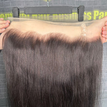 Load image into Gallery viewer, Ghair 13x6 Transparent Lace Frontal Straight Virgin Hair N1B#
