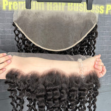 Load image into Gallery viewer, Ghair 13x6 Transparent Lace Frontal Deep Wave Virgin Hair N1B#
