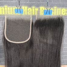 Load image into Gallery viewer, Ghair 4x4 HD Lace Closure Straight Virgin Hair N1B#
