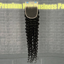 Load image into Gallery viewer, Ghair 4x4 HD Lace Closure Deep Wave Virgin Hair N1B#
