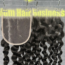 Load image into Gallery viewer, Ghair 5x5 HD Lace Closure Italian Curly Virgin Hair N1B#

