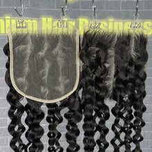 Load image into Gallery viewer, Ghair 6x6 HD Lace Closure Italian Curly Virgin Hair N1B#
