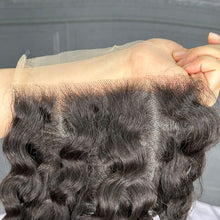 Load image into Gallery viewer, Ghair 6x6 Transparent Lace Closure Italian Curly Virgin Hair N1B#
