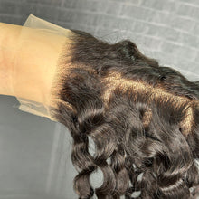 Load image into Gallery viewer, Ghair 6x6 Transparent Lace Closure Italian Curly Virgin Hair N1B#
