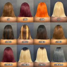 Load image into Gallery viewer, Ghair 2x6 Transparent Lace Closure BOB Wigs Straight 200% High Density Virgin Human Hair Wig
