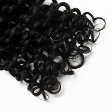 Load image into Gallery viewer, Ghair Italian Curly Crochet Hair Extensions N1B# Natural Black Virgin Hair for Daily &amp; Party Use
