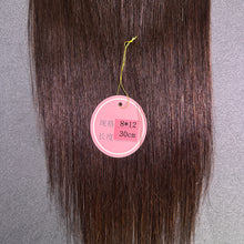 Load image into Gallery viewer, Ghair 8*12CM Straight Silk Base Hair Topper 2# Dark Brown 100% Virgin Human Hair for Thinning Hair &amp; Daily Wear
