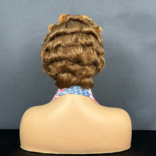 Load image into Gallery viewer, Ghair Pre Made 13x4 Transparent Lace Pixie Cut Wigs #4/350 Dark Brown &amp; Copper Red Human Hair Wigs Ready to Wear for Everyday &amp; Special Occasions
