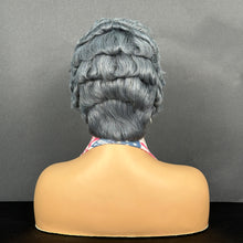 Load image into Gallery viewer, Ghair Pre Made 13x4 Transparent Lace Pixie Cut Wigs Grey Human Hair Wigs Ready to Wear for Everyday &amp; Special Occasions

