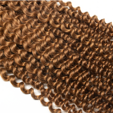 Load image into Gallery viewer, Ghair Kinky Curly Crochet Hair Extensions #30 Medium Auburn Virgin Hair for Daily &amp; Party Use

