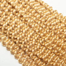 Load image into Gallery viewer, Ghair Kinky Curly Crochet Hair Extensions #613 Blonde Virgin Hair for Daily &amp; Party Use

