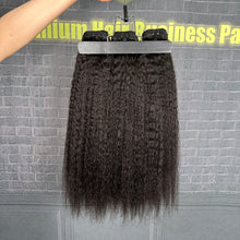 Load image into Gallery viewer, Ghair 100% Virgin Hair Bundles Kinky Straight Hair N1B#
