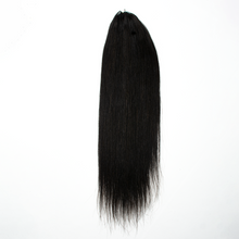 Load image into Gallery viewer, Ghair Straight Crochet Hair Extensions N1B# Natural Black Virgin Hair for Daily &amp; Party Use
