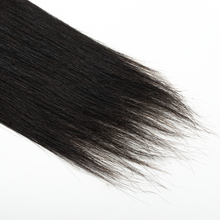 Load image into Gallery viewer, Ghair Straight Crochet Hair Extensions N1B# Natural Black Virgin Hair for Daily &amp; Party Use
