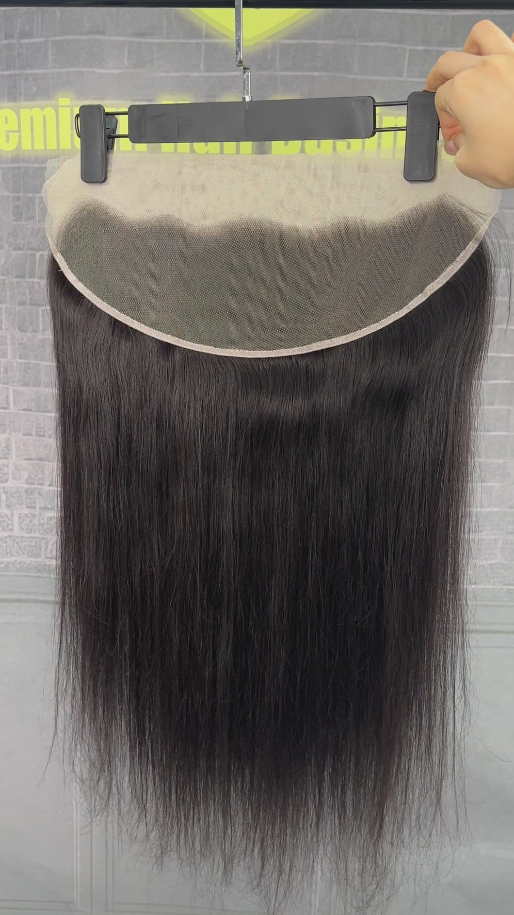 Ghair 13x4 Transparent Lace Frontal Straight Virgin Hair N1B#
