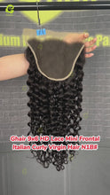 Load and play video in Gallery viewer, Ghair 9x6 HD Lace Closure Italian Curly Virgin Hair N1B#
