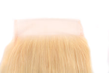 Load image into Gallery viewer, Ghair 5x5 #613 Transparent Lace Closure 100% Human Hair 14A Brazilian Human Hair Virgin Hair Free Part
