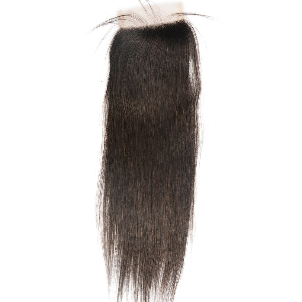Ghair  4x4 Transparent Lace Cloosure 12A 100% Human Hair Brazilian Human Hair Virgin Hair Fashion Hair