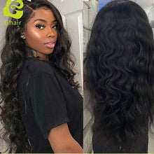 Load image into Gallery viewer, Ghair Transparent Lace Wigs 5x5 Lace Front Wig 100% Peruvian Virgirn Human Hair 180% Density Wigs
