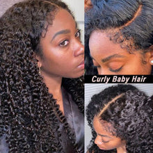 Load image into Gallery viewer, Ghair 4C 13x4 HD Lace Frontal Wigs Deep Curly Hair With Realistic Hairline 180% Density
