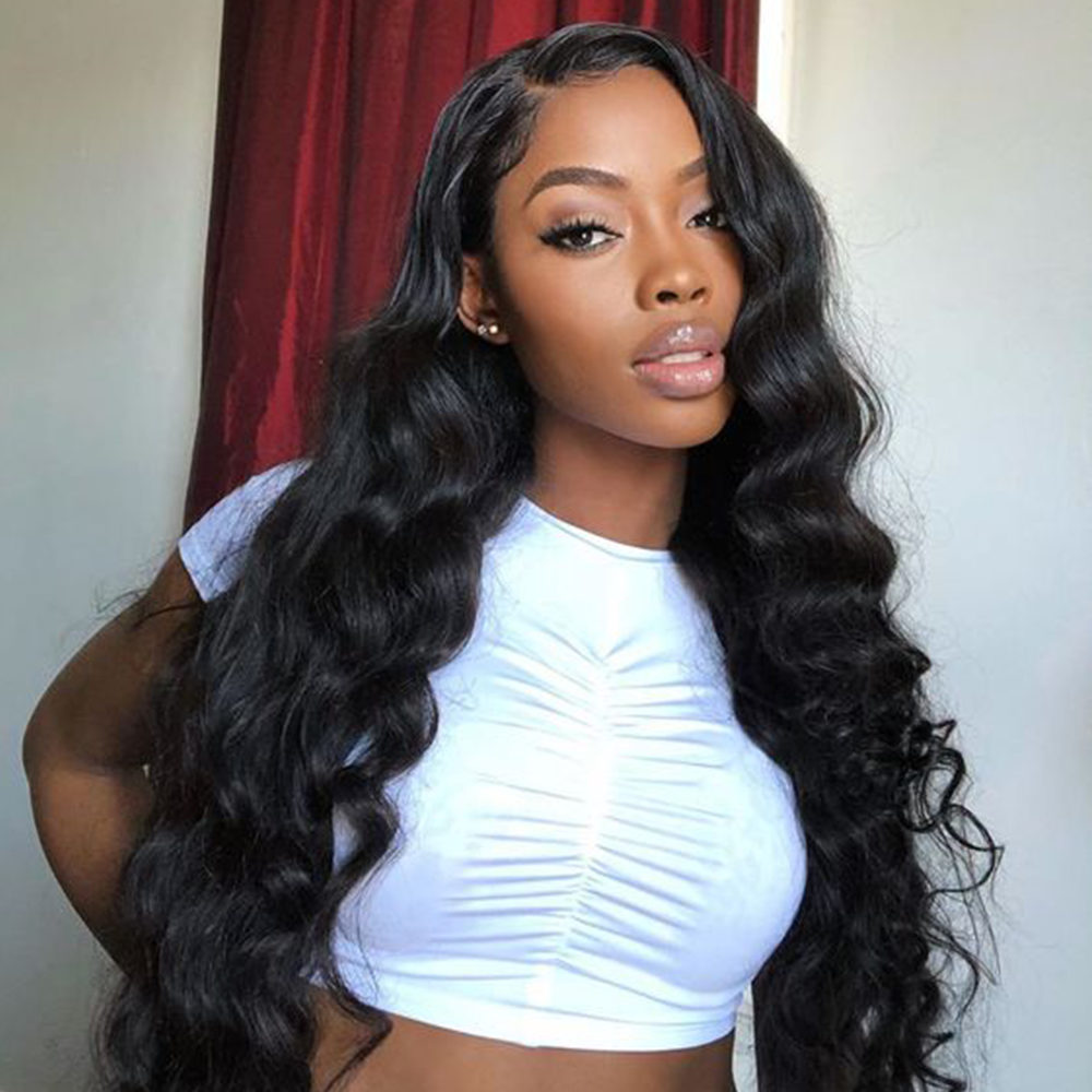 Ghair Transparent Lace Wigs 5x5 Lace Front Wig 100% Peruvian Virgirn Human Hair 180% Density Wigs